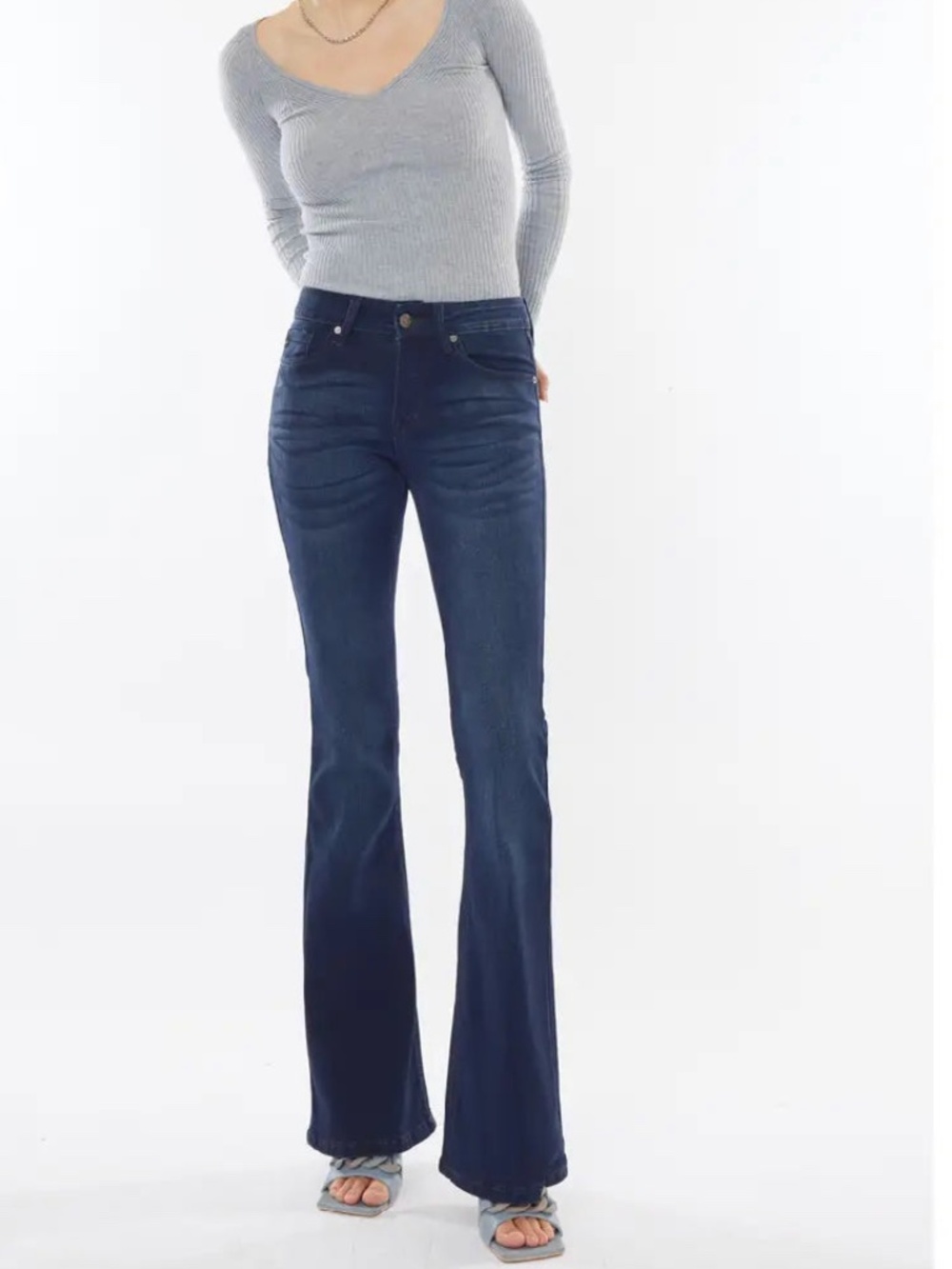 KanCan Mid Rise Flare Jeans